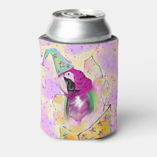 オウム 缶クーラー (缶裏面)