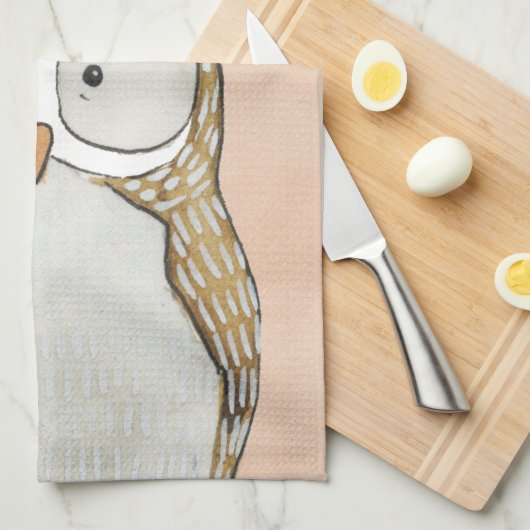 オウム | Be Wise キッチンタオル (四つ折り)