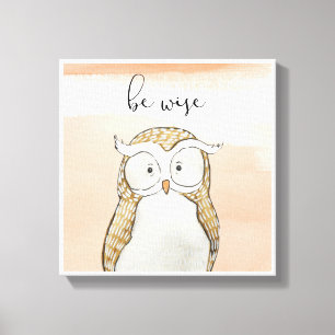 オウム Be Wise キャンバスプリント