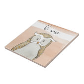 オウム | Be Wise タイル (側面)