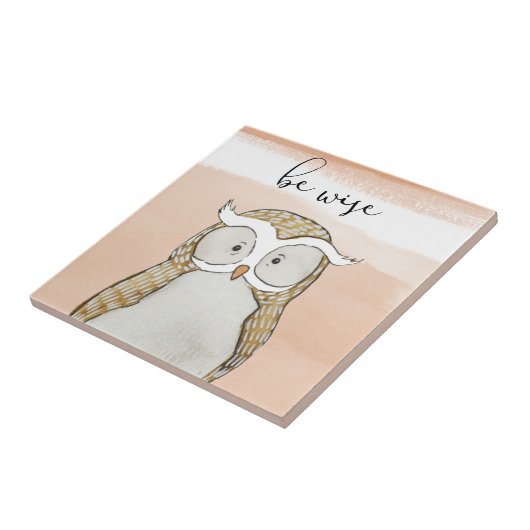 オウム | Be Wise タイル (側面)