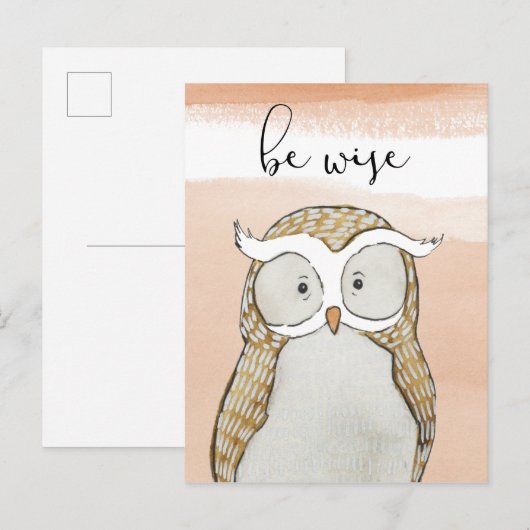 オウム | Be Wise ポストカード (正面/裏面)