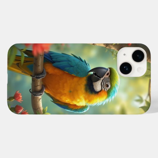 オウム Case-Mate iPhoneケース (裏面 (横))