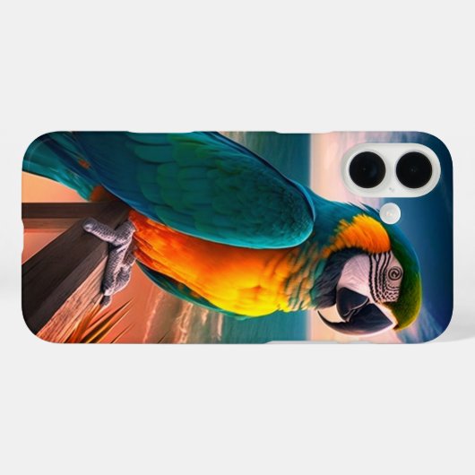 オウム Case-Mate iPhoneケース (裏面 (横))