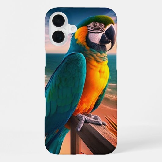 オウム iPhoneケース (裏面)