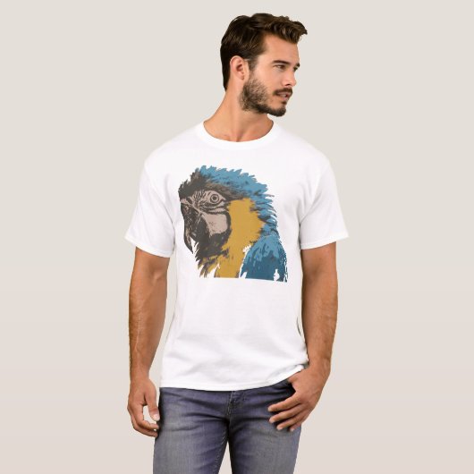 オウム Tシャツ (正面フル)