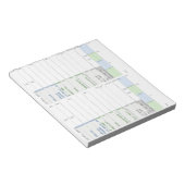 オウムB787ノートカードパッド ノートパッド (アングル)