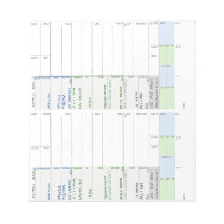 オウムB787ノートカードパッド ノートパッド