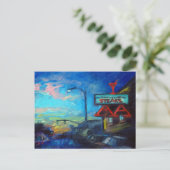 「オウムBar ポストカード (スタンド正面)