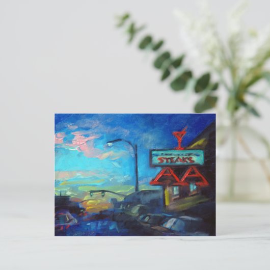 「オウムBar ポストカード (スタンド正面)