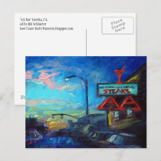 「オウムBar ポストカード (正面/裏面)