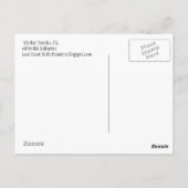 「オウムBar ポストカード (裏面)