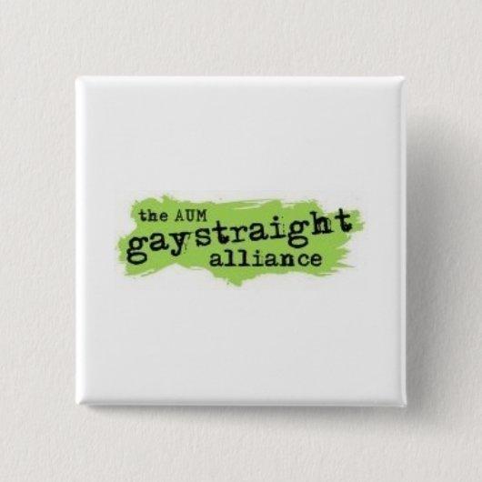 オウムGSAボタン 缶バッジ (正面)