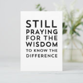 オウムNAセレニ笑わされるティ祈りの言葉メッセージカード (スタンド正面)