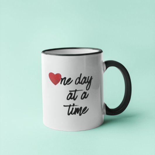 オウムNA一度に1つの日ことわざ回復コーヒー マグカップ