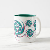 オウムSWiRLSマグ ツートーンマグカップ (正面右)