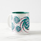 オウムSWiRLSマグ ツートーンマグカップ (正面左)