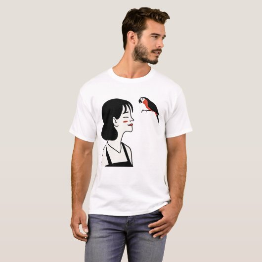 オウムTシャツ Tシャツ (正面フル)