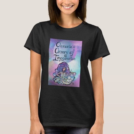 オウラニアの想像の天体儀 Tシャツ (正面)