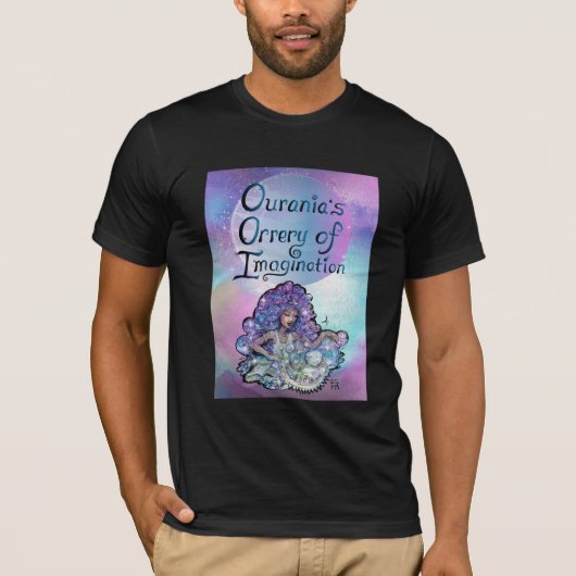 オウラニアの想像の天体模型 Tシャツ (正面)