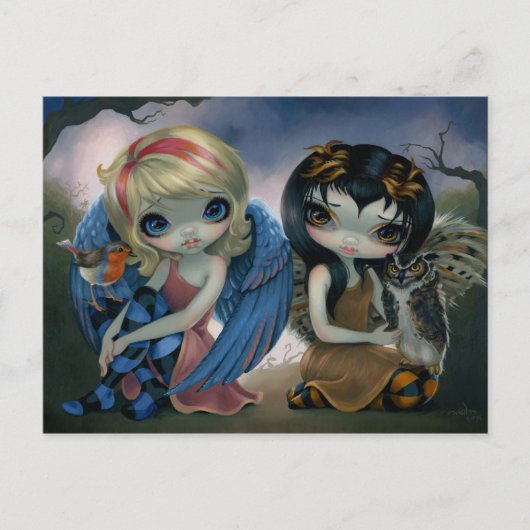 「オウリンとロビン」ポストカード ポストカード (正面)