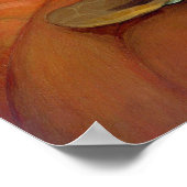 オウリンin秋アートプリントフクロウ妖精ハロウィーン ポスター (角)