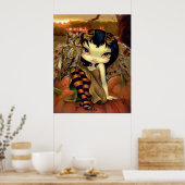 オウリンin秋アートプリントフクロウ妖精ハロウィーン ポスター (キッチン)