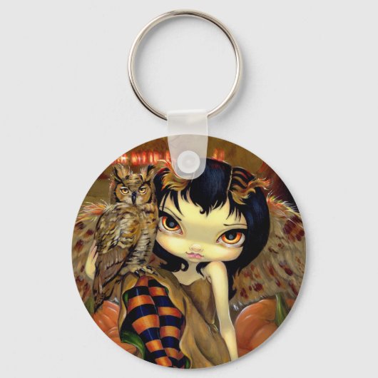 「オウリンin秋」キーチェーン キーホルダー (正面)