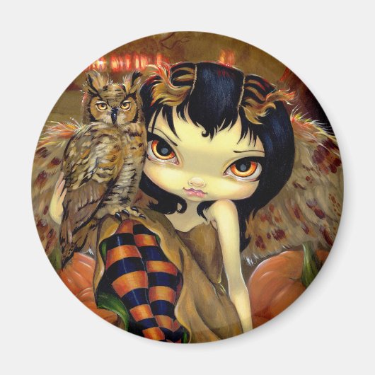 「オウリンin秋」マグネット マグネット (正面)