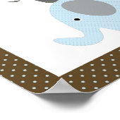 オウルと象と少年の物語を読み聞かせて 赤ちゃんの寝室に最適なアート ポスター (角)