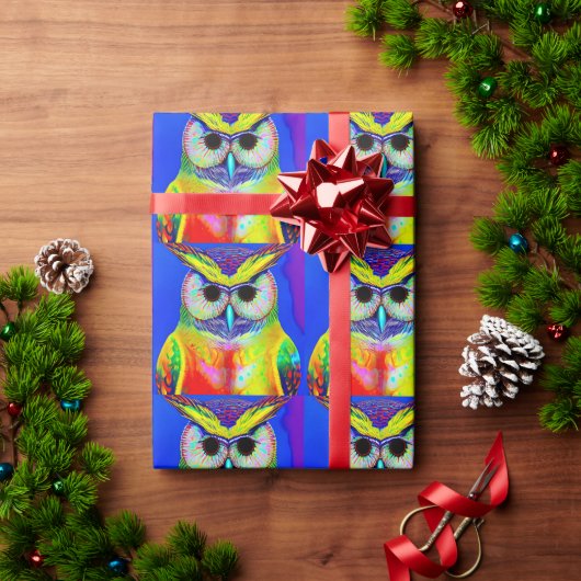 オウルアートクリスマス ラッピングペーパー (クリスマスギフト)