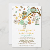 オウルカラフルズ秋/秋の結婚式招待状 招待状 (裏面)