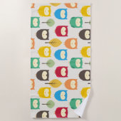 オウルズ ビーチタオル (正面)