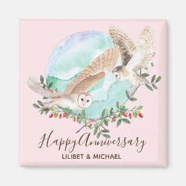 オウルパーソナライズされたズ マグネット