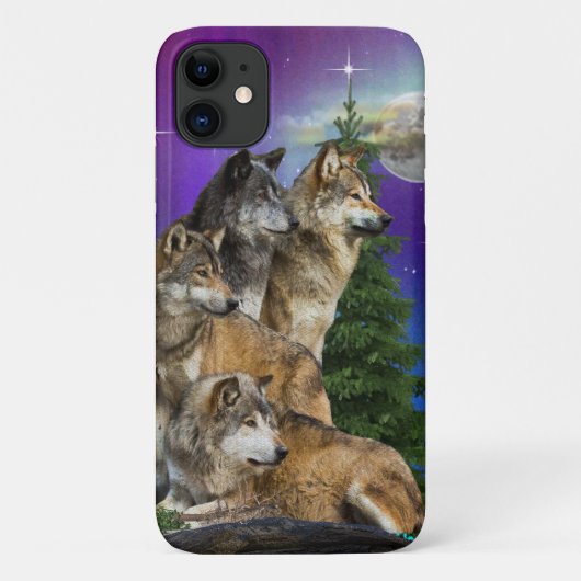 オウルフと月 Case-Mate iPhoneケース (裏面)