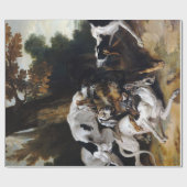 オウルフのハラリをウドリー ラッピングペーパー (フラット)