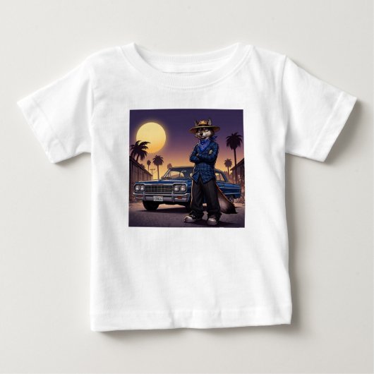 オウルフアンドローライダー ベビーTシャツ (正面)