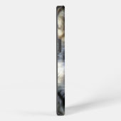 オウルフアートペインティングイメージ iPhoneケース (右側面)