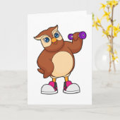 オウルフィットネス ダンベル カード (黄色い花)