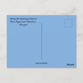 オウロのソーギーとオルカディレ・セネガルの間の高速道路 ポストカード (裏面)