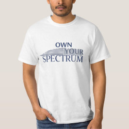 オウン ユア スペクトラム - 自閉症啓発月間 ブルー Tシャツ