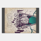 オウ・クチュルフの怪物Tシャツ ラッピングペーパーシート (正面3)