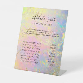 オエレガントパル価格表台座標識 台座サイン