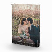 オエレガントパーソナライズされたーバーラブ結婚スクリプトp フォトブロック (右)