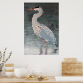 オオアオサギ ポスター (キッチン)