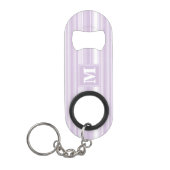 オオアザミ紫ストライプ キーホルダー栓抜き (正面)