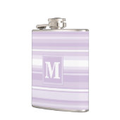 オオアザミ紫ストライプ フラスク (左)