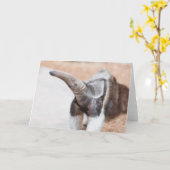 オオアリクイ カード (黄色い花)