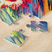 オオイにグラジオラスを持つ小さな亀の地獄の蝶 ジグソーパズル (側面)