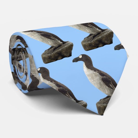 オオウミガラスのタイ ネクタイ (ロール)